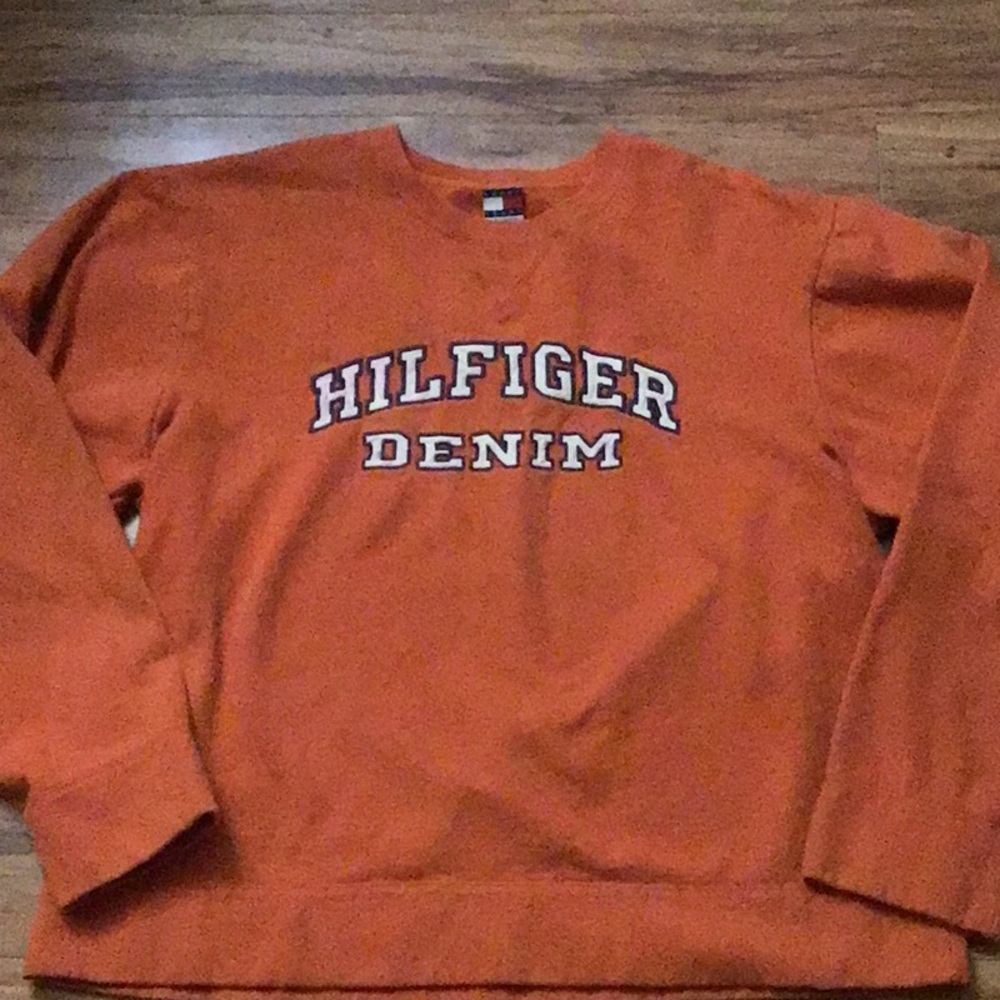 Tommy Hilfiger mens vintage sweatshirt clothes XXL